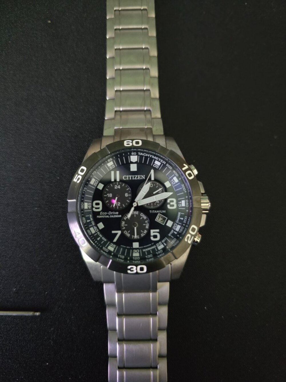 Citizen Titanium Solar Chronograph Watch